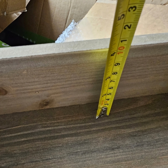 Rustic Wooden Kitchen Storage Box - Picture 10 of 12